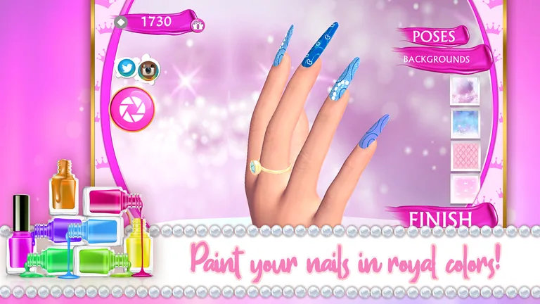 Princess Nail Makeover Games screenshot 2