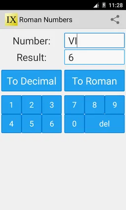 Roman Numbers screenshot 4