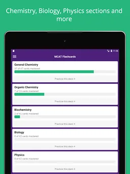 MCAT Prep: MCAT Flashcards screenshot 3