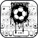 Soccer Doodle Drip Keyboard Background icon