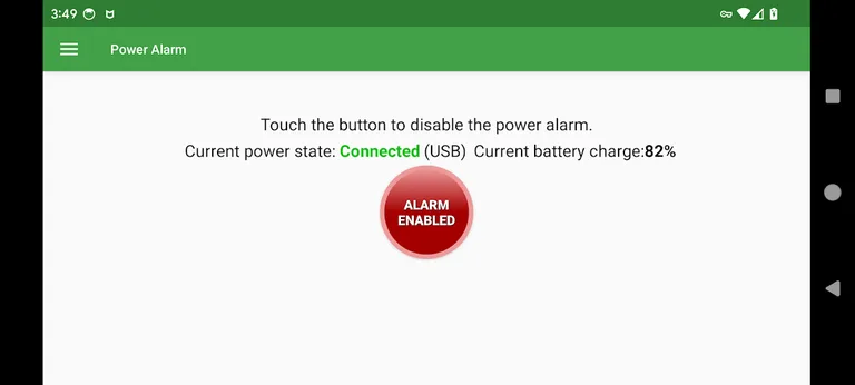 Power Alarm screenshot 2