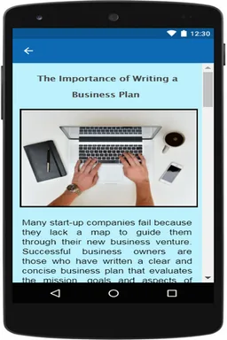 Business Plan For Start Up screenshot 3