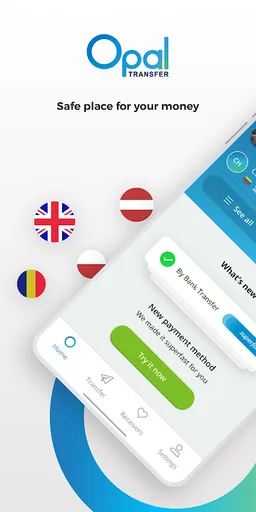 Transfer & Send Money: Opal screenshot 1