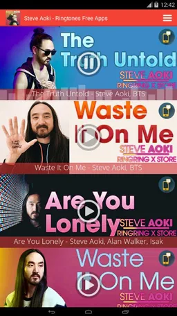Steve Aoki - Ringtones Free Apps screenshot 1