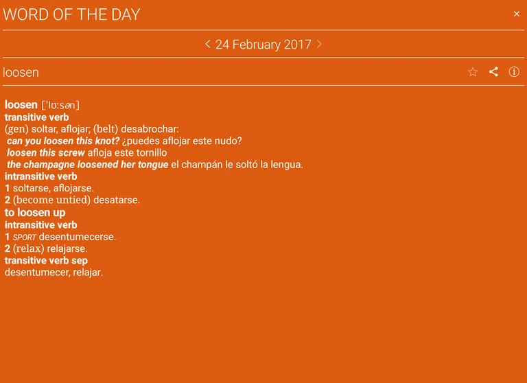 Vox Advanced English<>Spanish screenshot 3