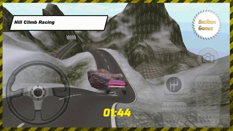 pink car game screenshot 4