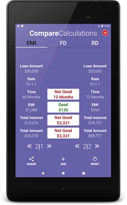 Loan Calculator-EMI, RD & FD Calculator screenshot 22