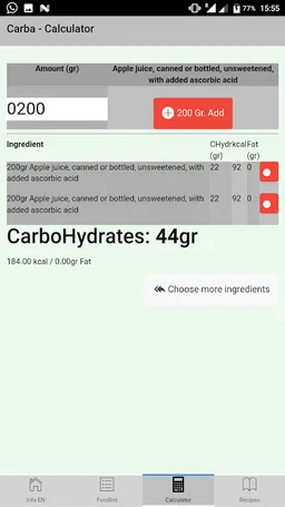 Carba Low-Carb Helper screenshot 4