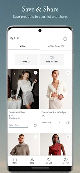 Abercrombie & Fitch screenshot 5