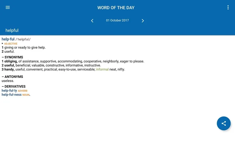Oxford American Dictionary & Thesaurus screenshot 15