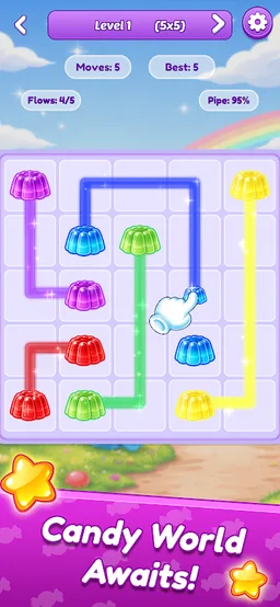 Candy Link: Sweet Dot Puzzle screenshot 1