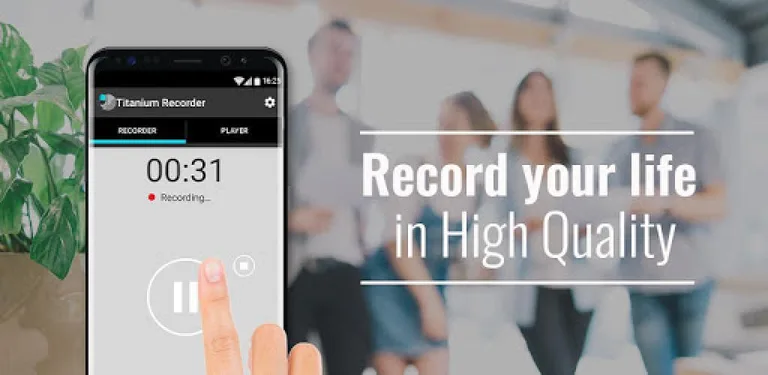 Titanium Voice Recorder with number ID cover image