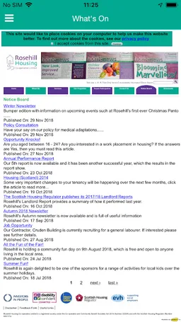 Rosehill Housing Association screenshot 1