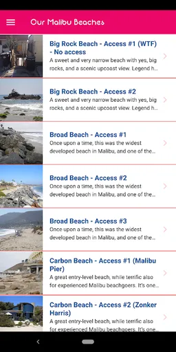 Our Malibu Beaches screenshot 5