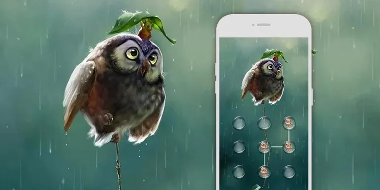 AppLock Theme Rain screenshot 1
