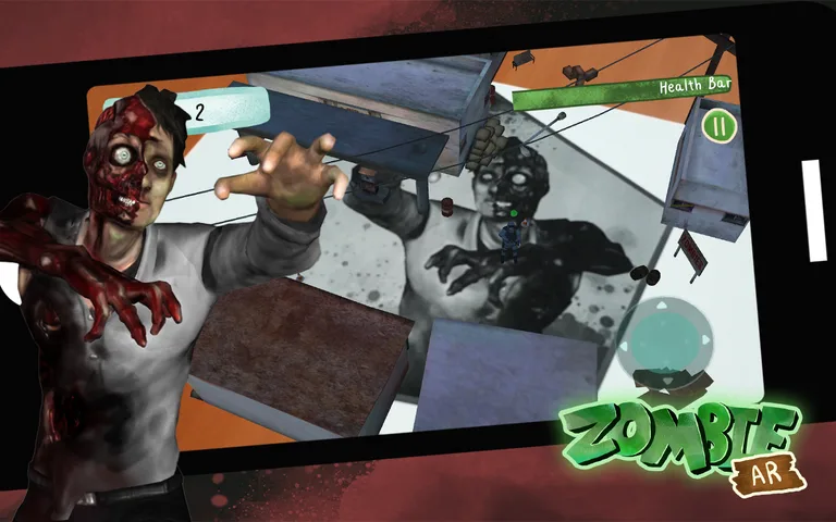 Zombie Augmented Reality Game (AR) screenshot 12