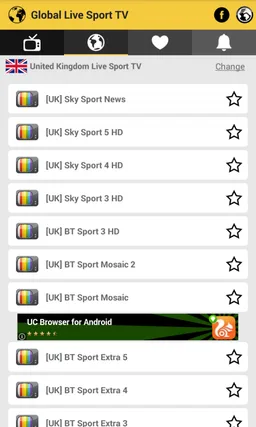 Global Live Sport TV screenshot 4