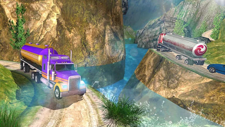 Hill Truck Driving 3D screenshot 1