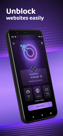 Orchid: VPN, Secure Networking screenshot 4