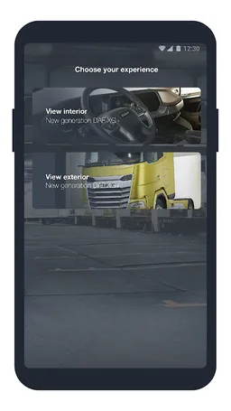 DAF Trucks Augmented Reality screenshot 1