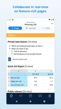 Samepage: Team Collaboration screenshot 1