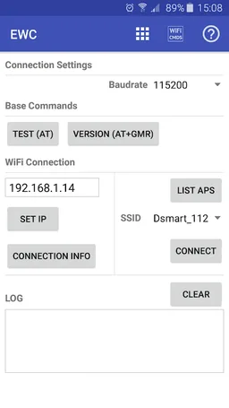 ESP8266 WiFi Configurator (EWC) screenshot 5