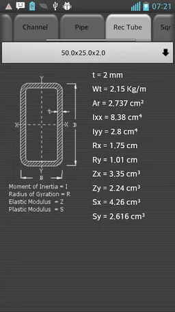 Indian Steel Table screenshot 2