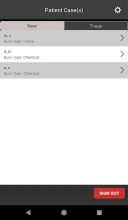 Burn Referral screenshot 2
