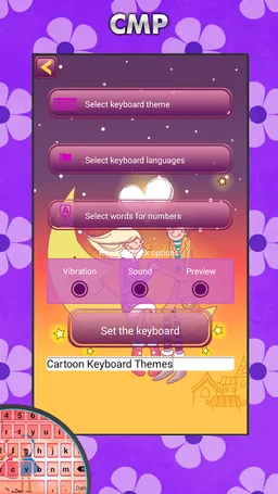 Cartoon Keyboard Themes screenshot 2