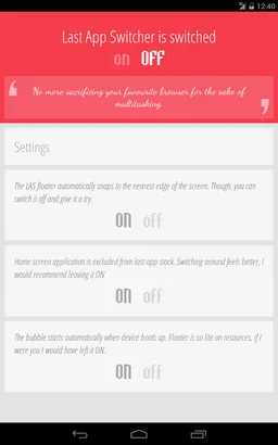 LAS: Last App Switcher screenshot 4