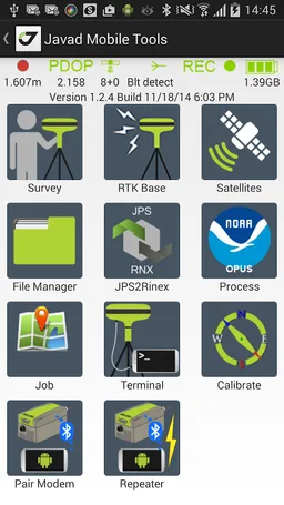 JAVAD Mobile Tools screenshot 9