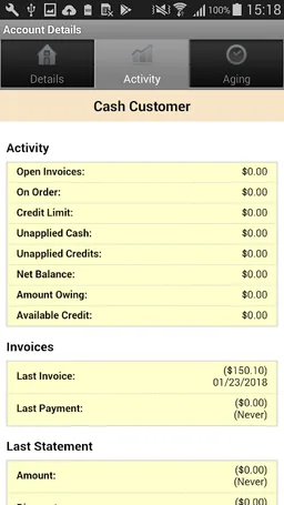 National Lumber Web Track screenshot 3
