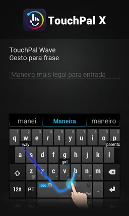 TouchPal Portuguese Pack screenshot 1