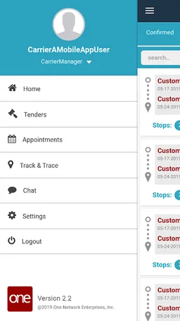 ONE Carrier Application screenshot 4