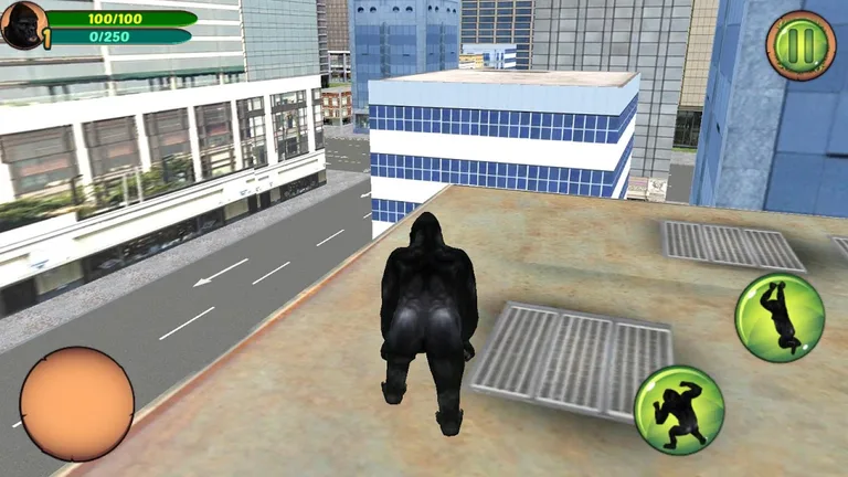 Real Gorilla vs Zombies - City screenshot 2