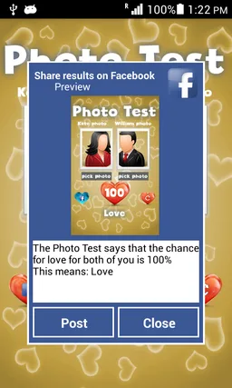 Photo Love Test for Fun screenshot 3
