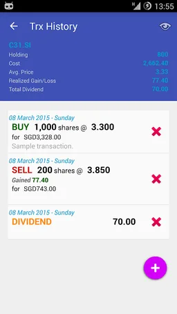 My SGX (Singapore Exchange) screenshot 4
