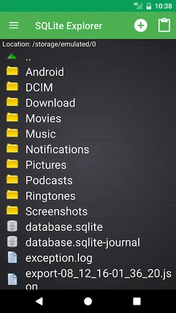 SQLite Explorer screenshot 3