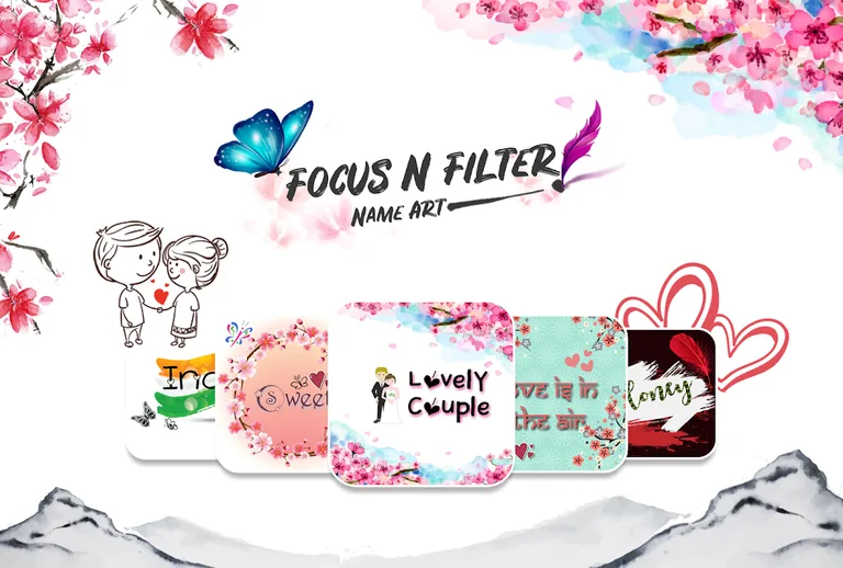 Focus-N-Filter : Name Art screenshot 1