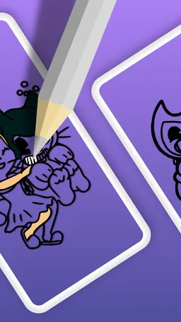 Coloring bendy book screenshot 1