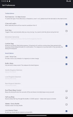 Yo-Yo Intermittent Test screenshot 13