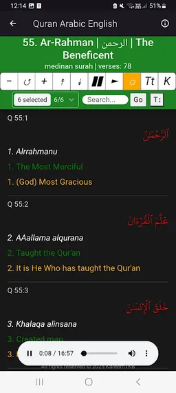 Offline Surah Ar Rahman Audio screenshot 8