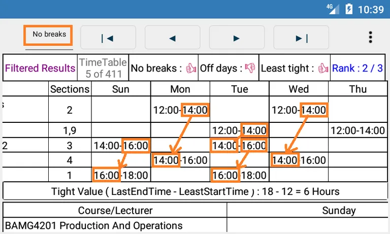 UTAS(HCT) TimeTable Generator screenshot 13