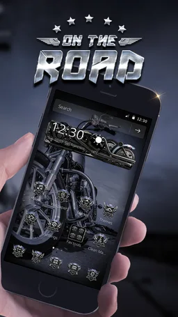 Motorcycle On The Road Theme screenshot 8