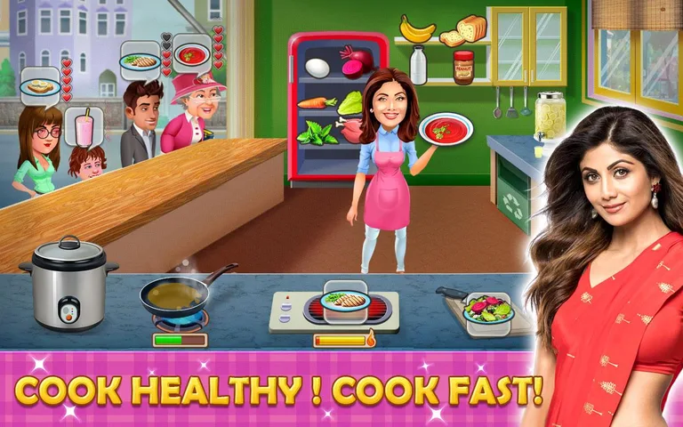 Kitchen Tycoon : Shilpa Shetty - Cooking Game screenshot 1