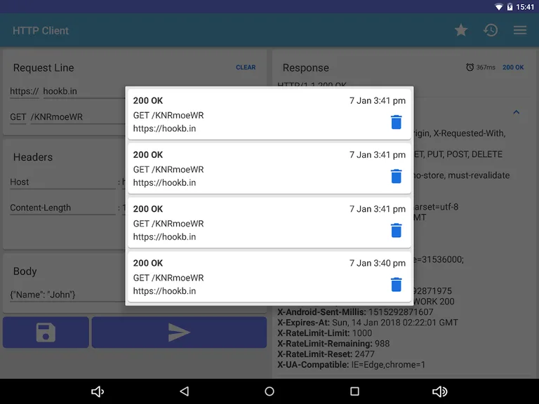 HTTP Client screenshot 6