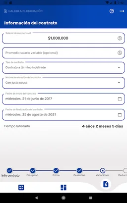 Calculadora Salarial COL screenshot 6