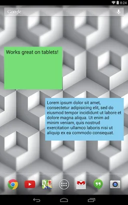 Simple Sticky Note Widget Plus screenshot 10