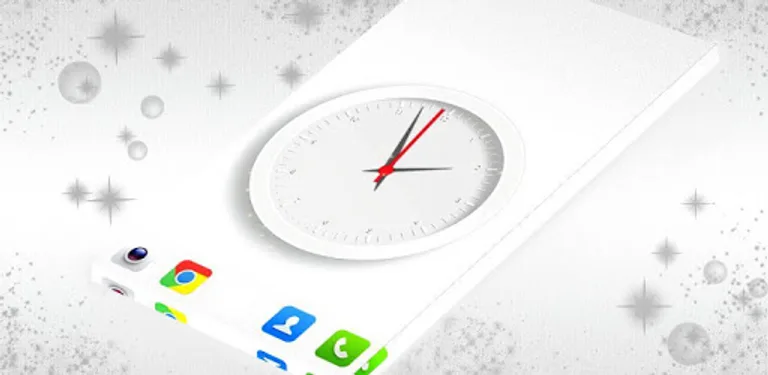 Simple White Clock 2021 cover image