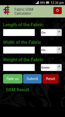 Fabric GSM Calculator screenshot 3